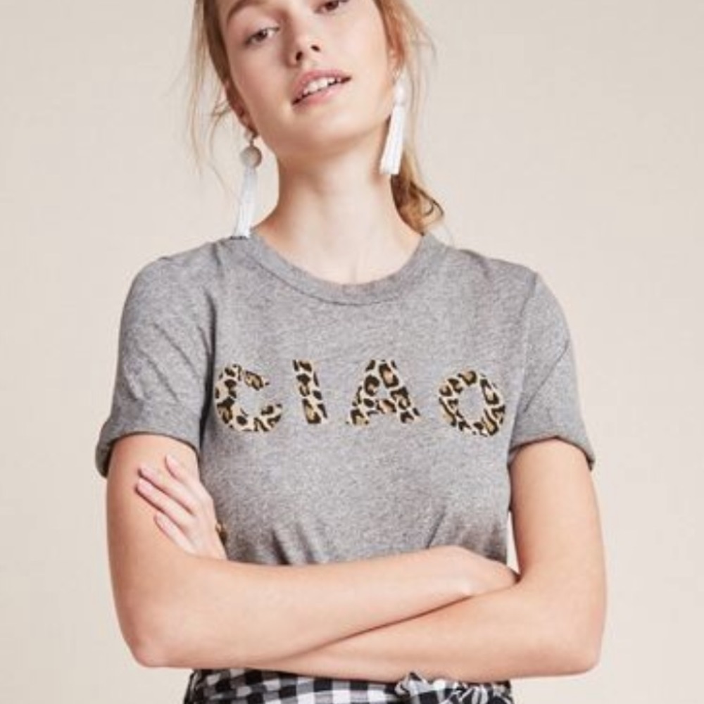 Sol Angeles Leopard Ciao Graphic Tee